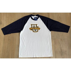 Marquette University Licensed 3/4 Length Sleeve Baseball Style Shirt NWT Sz L